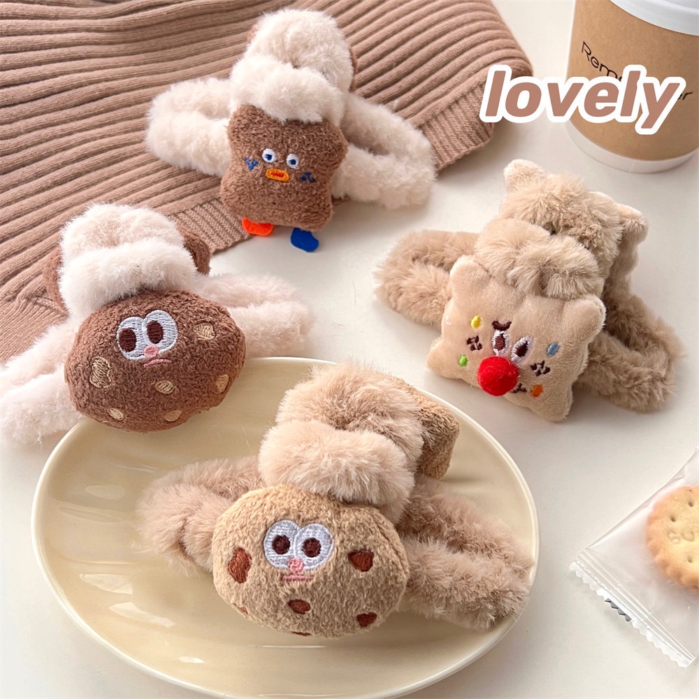 Kẹp Bánh Quy Hình Cá Mập Bằng Lông Nhung Dễ Thương Xinh Xắn 2023