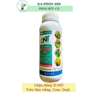 Phân hữu cơ ka-phos 680 - chặn đứng xì mủ trên cây trồng - lưu dẫn 2 chiều cực mạnh