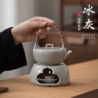 Bộ ấm trà bằng gốm sứ phong cách nhật bản