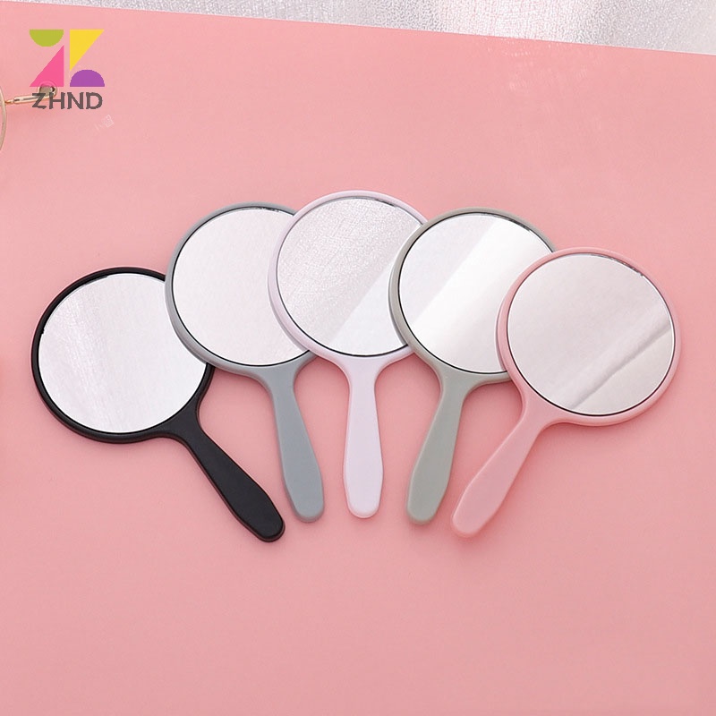 Gương Trang Điểm Cầm Tay zhuzhengde Hình Tròn Có Tay Cầm