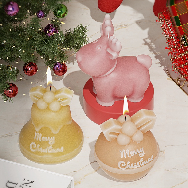 Khuôn silicone Làm Nến Thủ Công Trang Trí Giáng Sinh