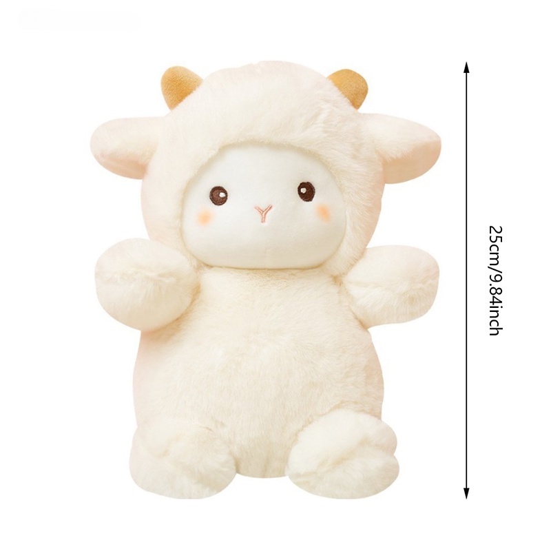 Thú Nhồi Bông Hình Lạc Đà alpaca Siêu Dễ Thương 25cm