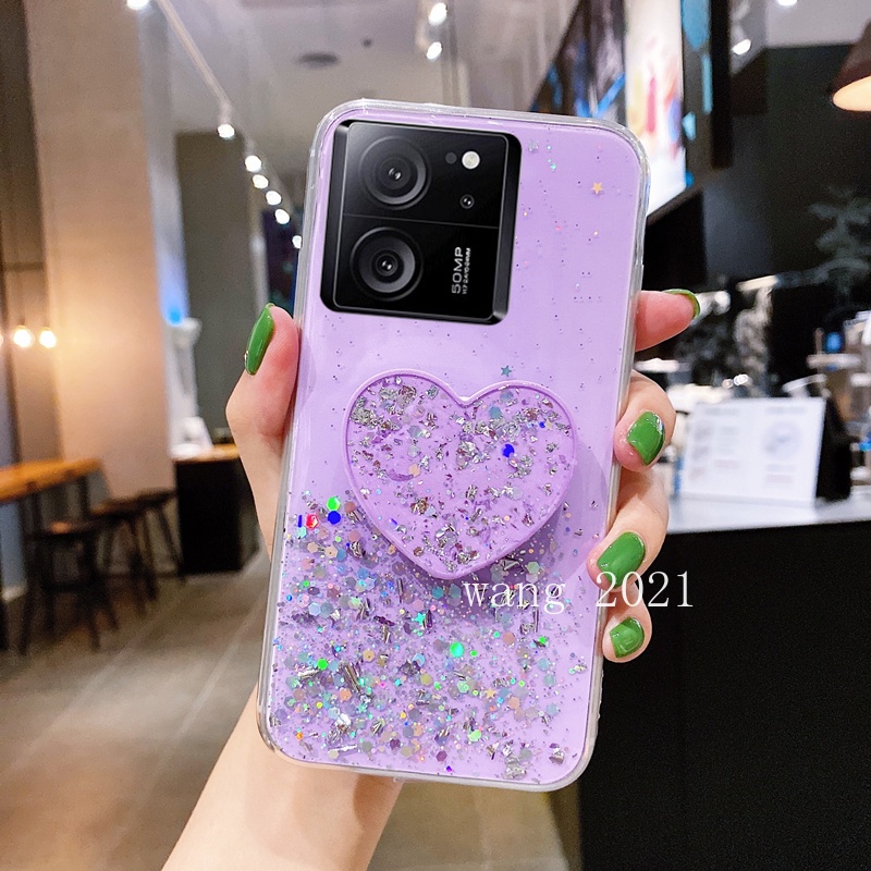 Ốp Điện Thoại Hình Trái Tim Lấp Lánh Cho xiaomi13t xiaomi 13t pro 5g 2023 xiaomi13t pro 5g