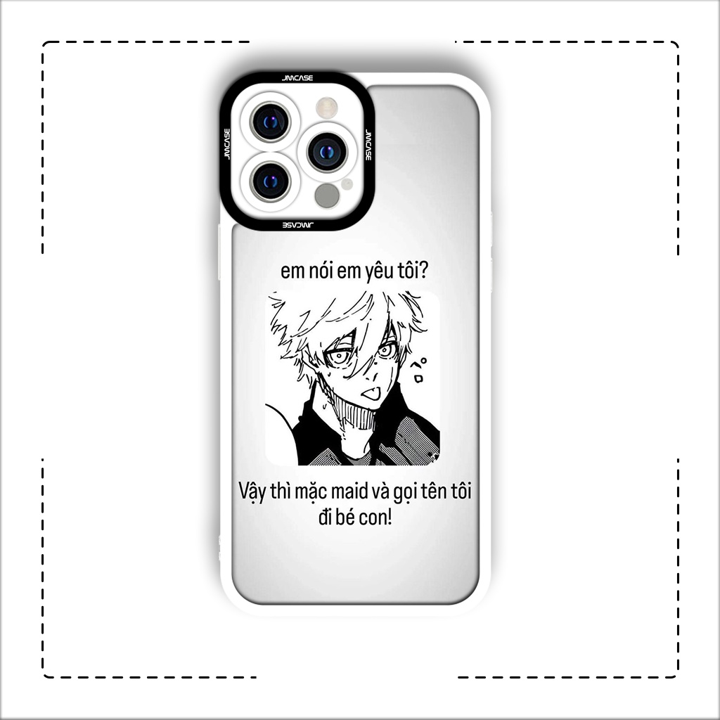 Ốp lưng iphone cạnh vuông JMCase Nagi Blue Lock Anime Manga Nhật Bản 7/7plus/8/8plus/x/xs/11/12/pro/max/plus/promax