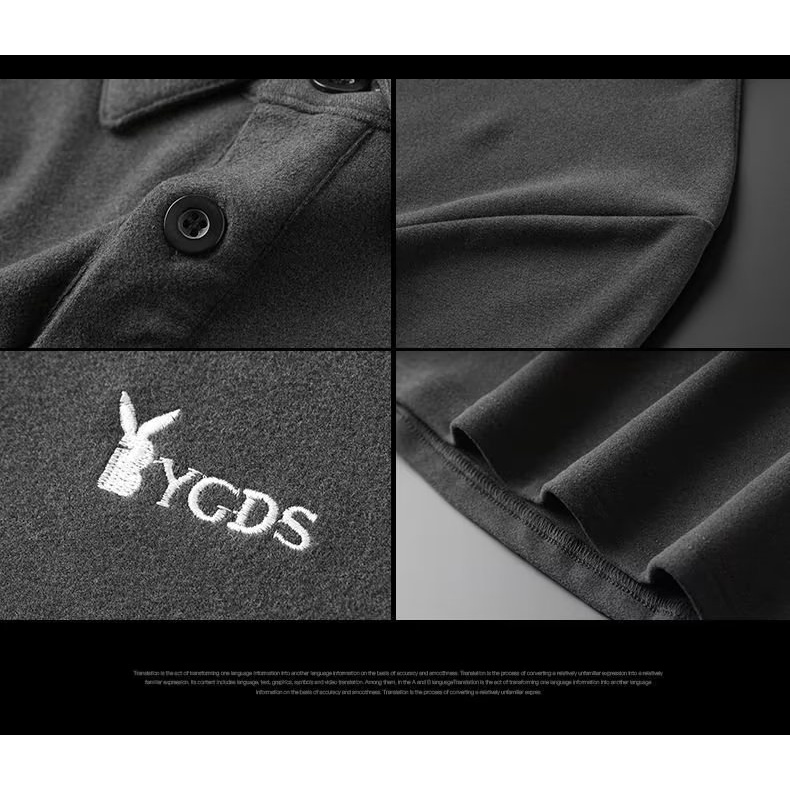 Áo Thun polo Dài Tay Hai Lớp Lót Nhung Giữ Ấm 5 Màu Tùy Chọn Màu Sắc