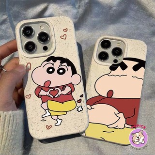 Dễ Thương Ốp Điện Thoại Mềm Chống Sốc In Hình shin chan Cho Iphone 15 13 / 12 Pro Max x / xs 11 / 12