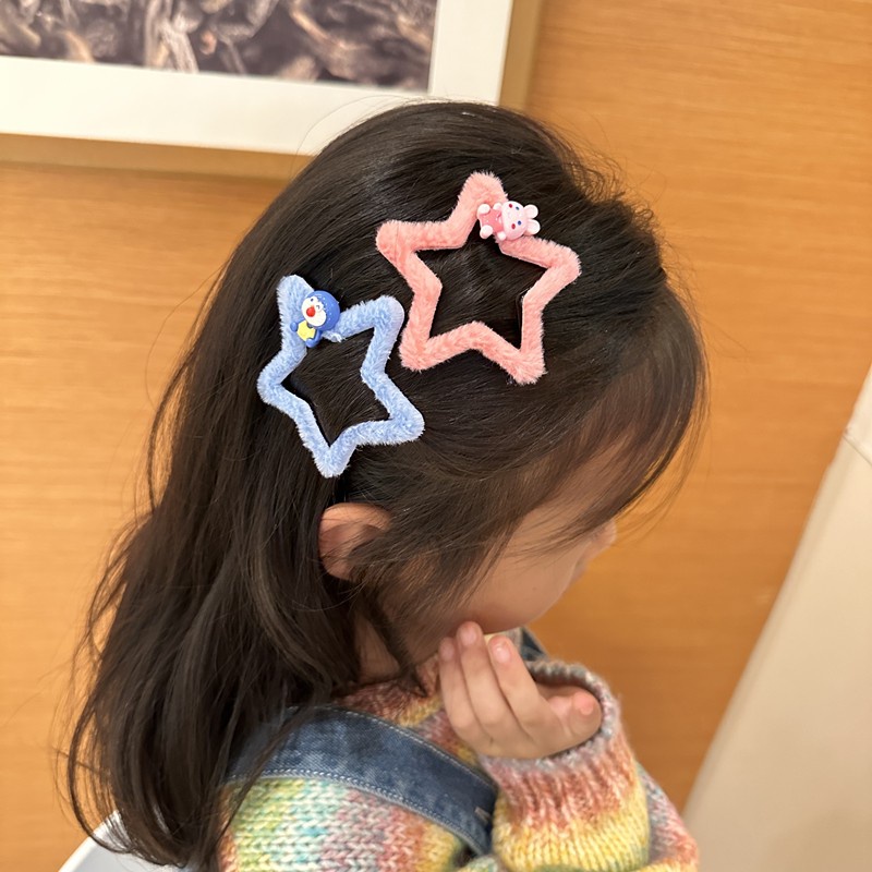 Mới Kẹp Tóc Hình Ngôi Sao Năm Cánh Phong Cách Hàn Quốc Dễ Thương