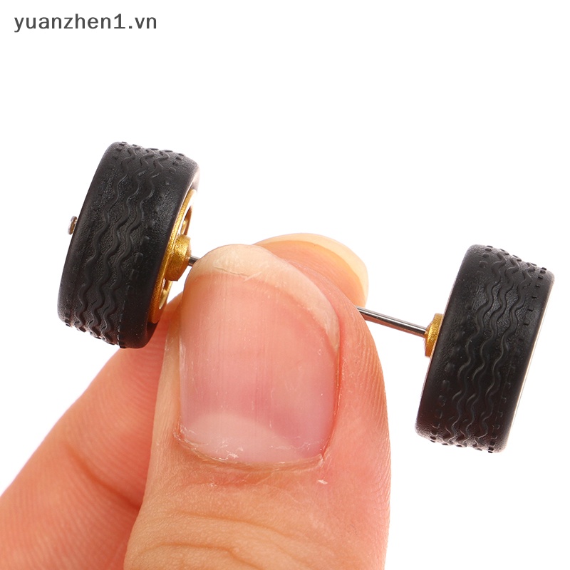 1 Bộ Bánh Xe Hợp Kim 10.8 / 12.8mm 1 / 64 Màu Vàng / Bạc vn