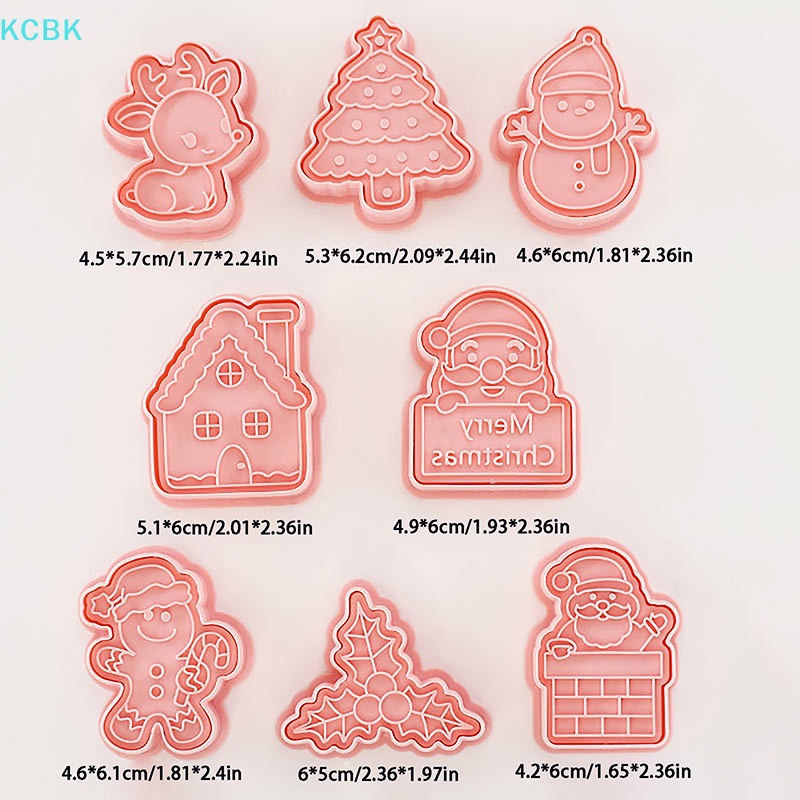 Khuôn Nhựa Làm Bánh Quy 3d Chủ Đề Giáng Sinh