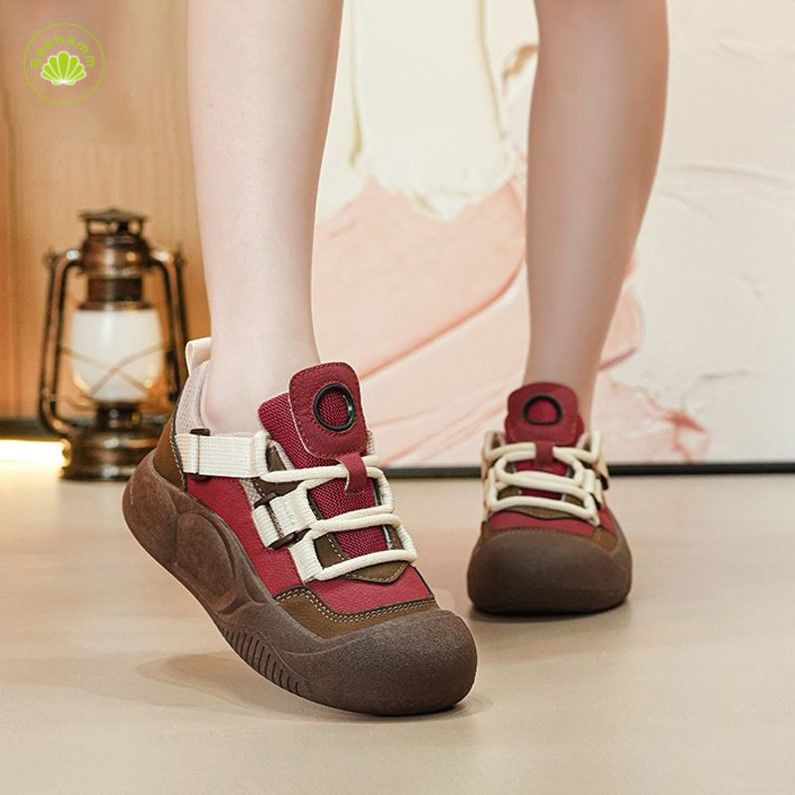 Bashamm Giày Thể Thao mary jane Đế Mềm Siêu Nhẹ Thời Trang Mùa Thu 2023 Cho Nữ