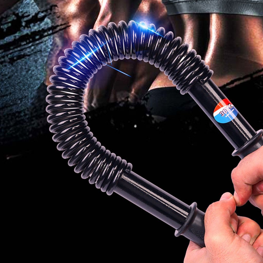 Gậy Lò Xo Bẻ Tập Cơ Tay Ngực Vai Đàn Hồi Cao Bằng Thép Carbon Cao Cấp 20/30/40/50/60kg