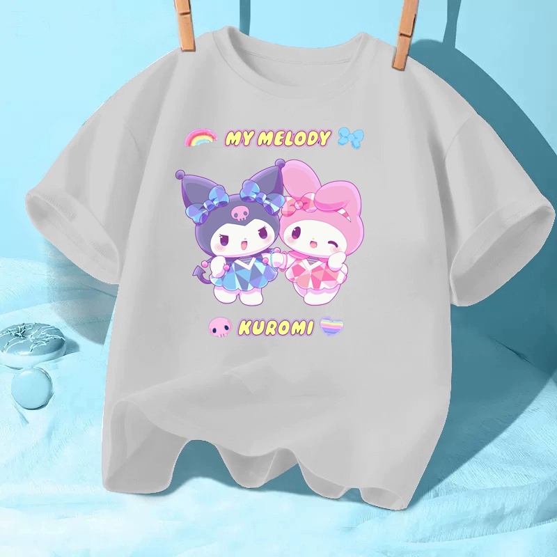 Bộ Đồ Liền Thân Ngắn Tay Họa Tiết Hoạt Hình Dễ Thương Cho Bé