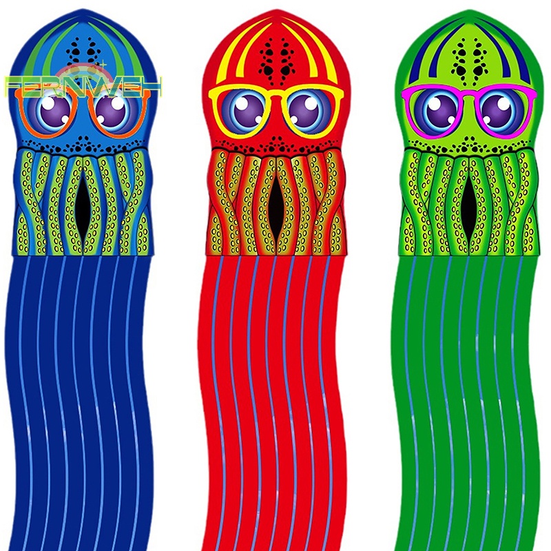 Đồ Chơi Diều Bạch Tuộc Hoạt Hình Cho Trẻ Em