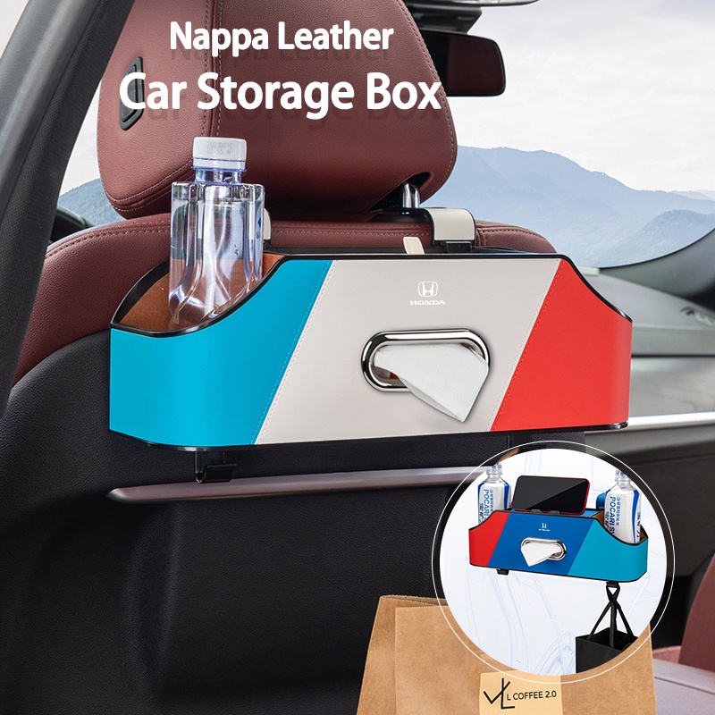 Hộp Đựng Cốc Nước / Khăn Giấy Đa Năng Gắn Ghế Sau Xe Hơi honda fit jazz / cbr hrv cb500x odyssey vezel pilot