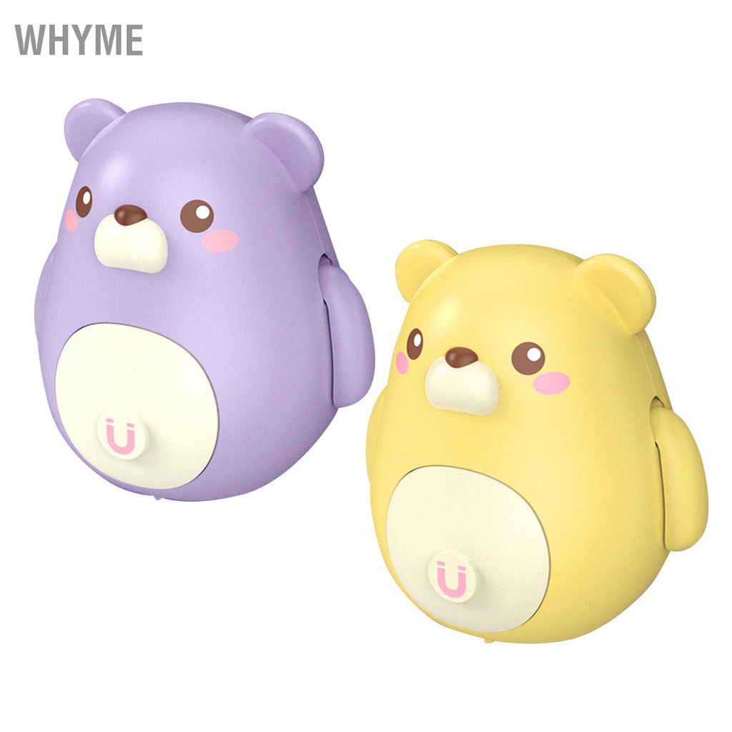 WHYME Đồ chơi gấu dễ thương Động vật xoay từ tính trang trí hoạt hình cho trẻ em để hàng ngày Hoạt động của cha mẹ và con cái
