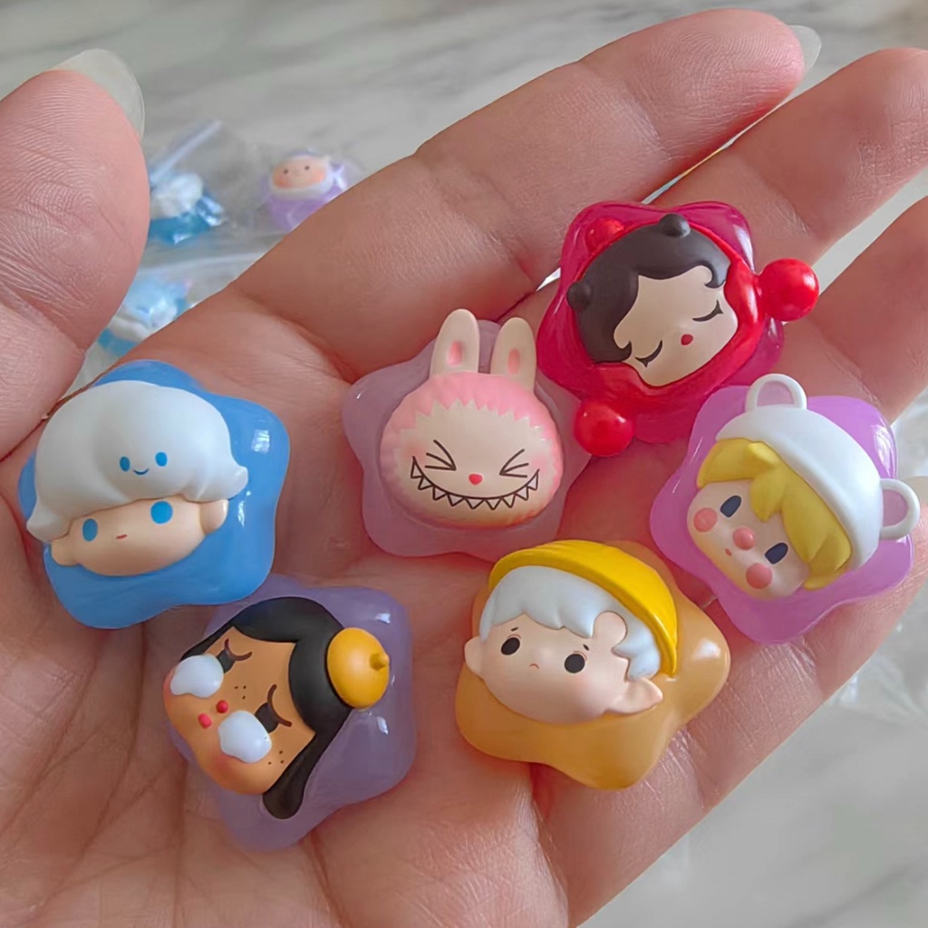 Búp Bê mini Hình Ngôi Sao Nhạc pop mart pop May Mắn crybaby Hiro dimoo Làm Quà Tặng Trang Trí