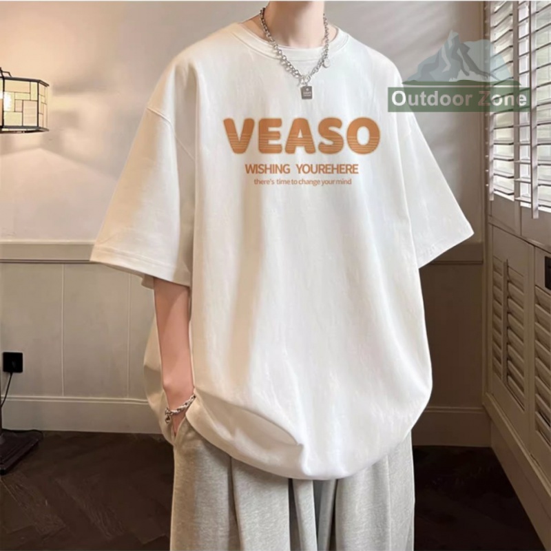 Áo Thun Tay Ngắn Dáng Rộng In Chữ Tiếng Anh Thời Trang Mùa Hè Cho Nam