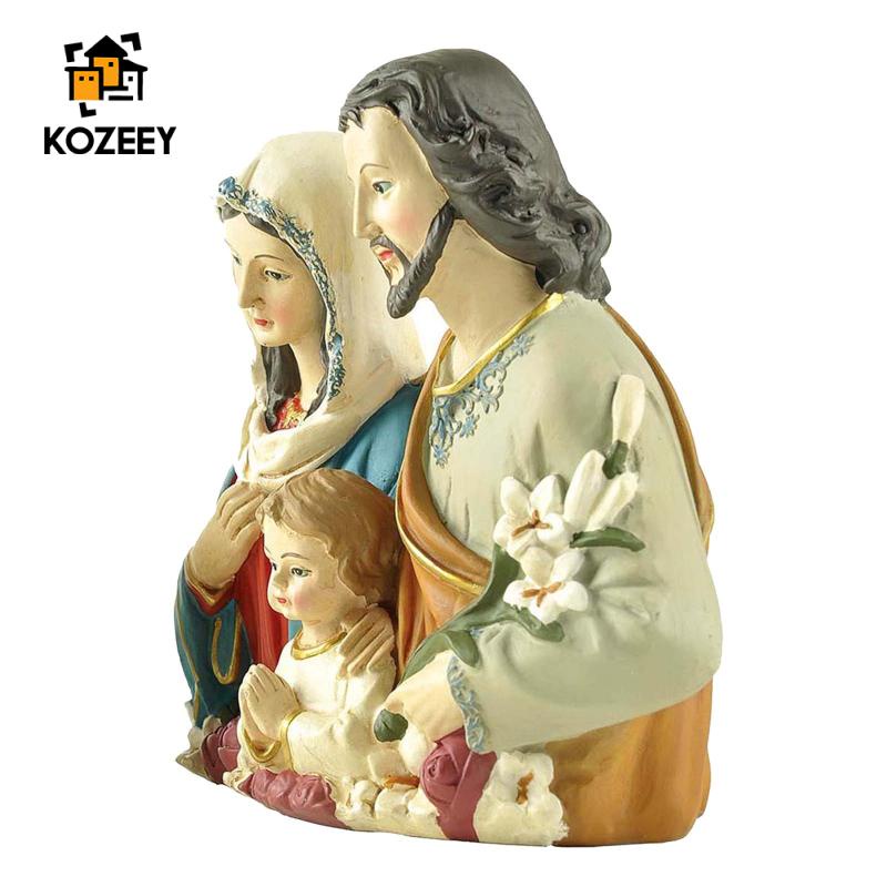 KOZEEY Mô Hình Tượng Điêu Khắc Bằng Tay Ấn Tượng Dùng Trang Trí