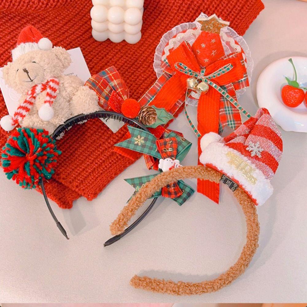 Jeniferdz Băng Đô Cài Tóc Hóa Trang Ông Già Noel Dễ Thương