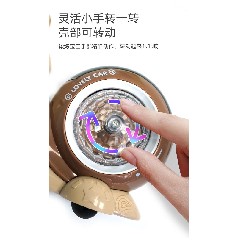 Đồ Chơi Xe Hơi Ốc Sên hermit Có Đèn Chiếu Nhiều Màu Sắc Thông Dụng Làm Quà Tặng Cho Trẻ Em epim