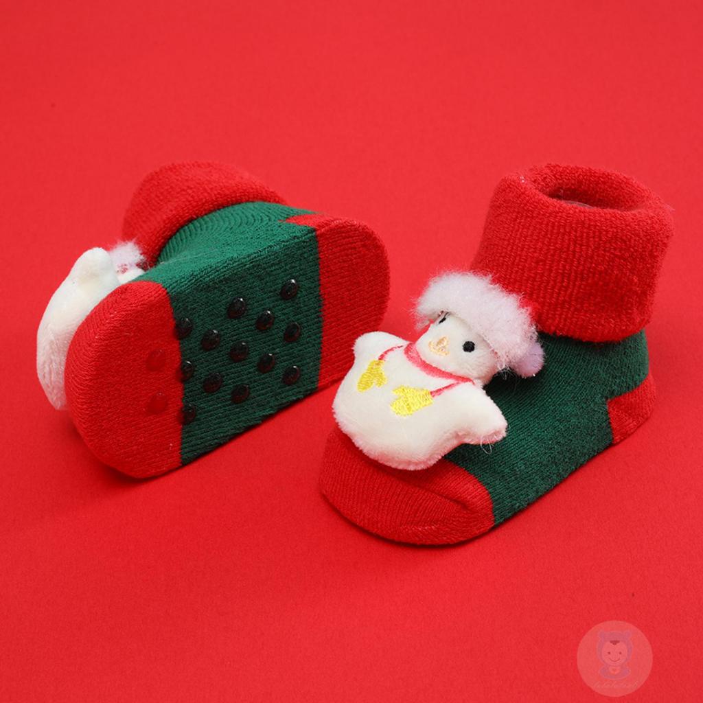 Laa6-đồ Chơi Nhồi Bông Mềm Mại Chống Trượt Hình Giáng Sinh Dễ Thương