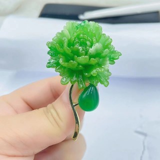 Trâm cài áo hình hoa mẫu đơn thời trang cao cấp cho nữ