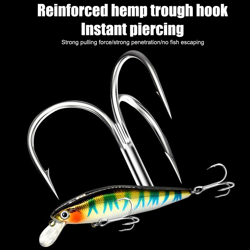 Bighsm Mồi Câu Cá Giả luya Màu Bạc Chuyên Dụng skk