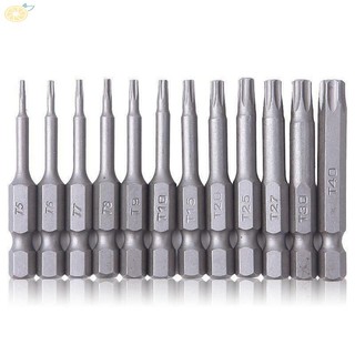Screwdriver Bits Attachment Part Tool Repair 12pcs Chromium Vanadium Steel