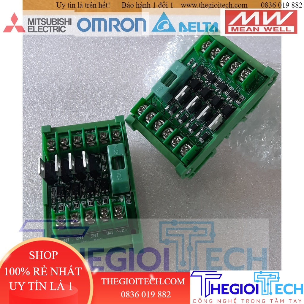 Bảng mạch khuếch đại PLC 4 kênh Bảng cách ly đầu vào NPN đầu ra NPN có đế cày