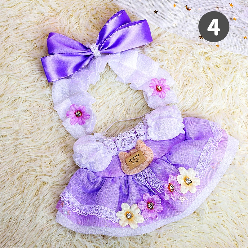 Mới Đầm cotton Đáng Yêu Cho Búp Bê 20cm