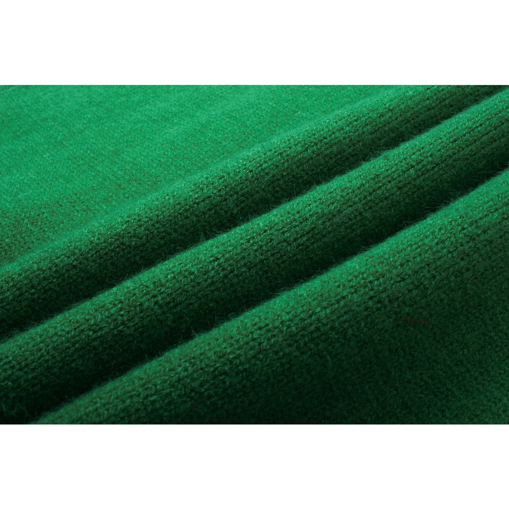 Áo Hoodie Dệt Kim Màu Xanh Lá Cây Thiết Kế Thương Hiệu gg 23ss Phong Cách Thể Thao Đường Phố Sang Trọng Dành Cho