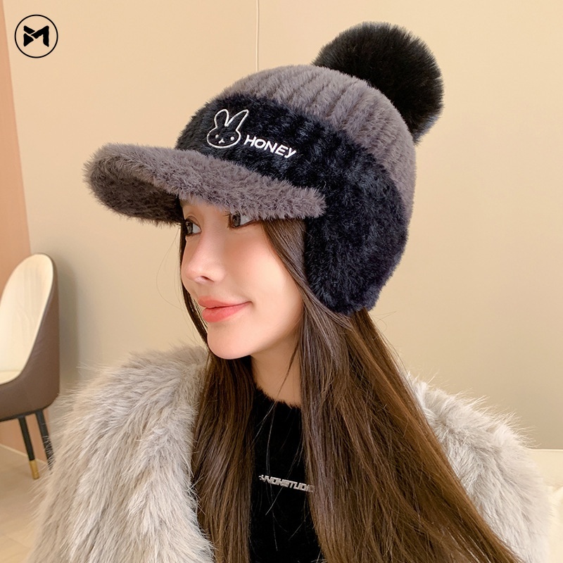 Nón Len Che Tai Giữ Ấm Thời Trang Mới 2023