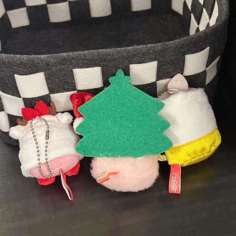 Búp Bê Nhồi Bông Hình Ông Già Noel kts kirby Trang Trí Cây Thông Giáng Sinh Cho Bé Gái