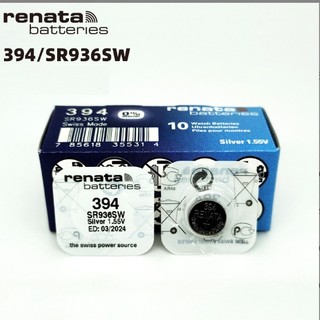 Pin đồng hồ đeo tay renata 1.55v thụy sỹ 394 - vỉ 1 viên