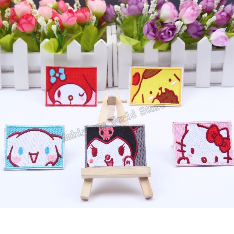 Mới Miếng Dán Ủi Thêu Họa Tiết Hoạt Hình kuromi Dễ Thương