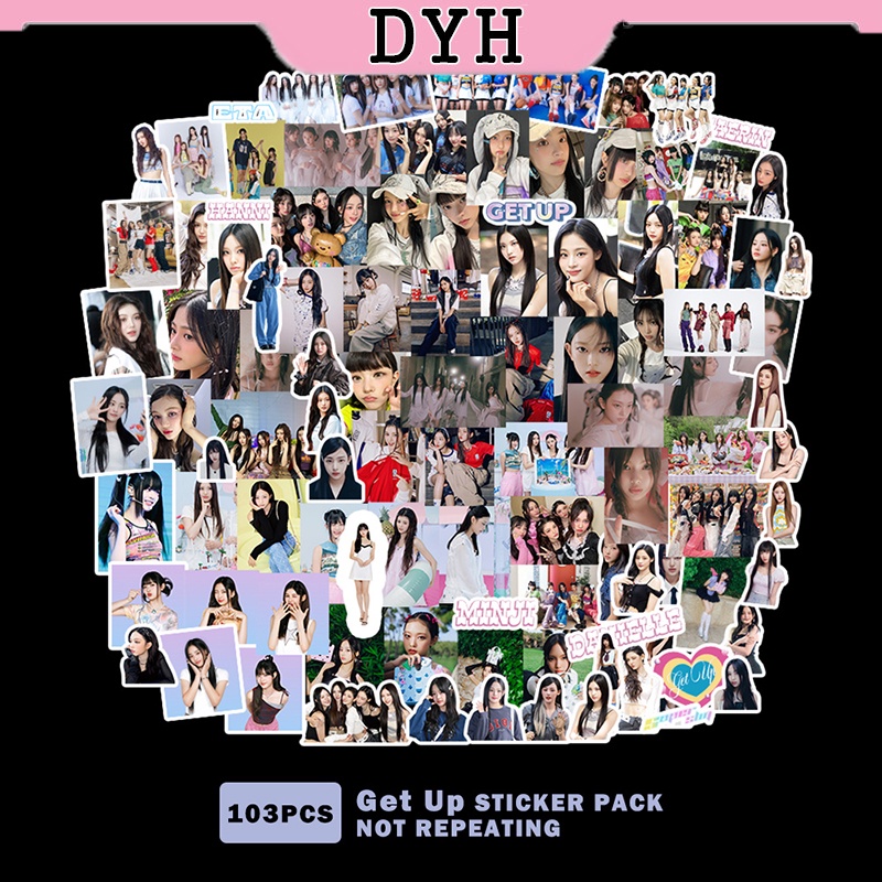 Dyh set 103 Miếng Dán Trang Trí Hình Ảnh kpop diy