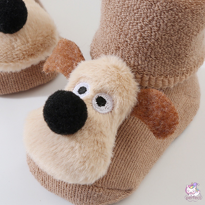Đôi Vớ cotton Chống Trượt In Hoạt Hình Cho Bé Sơ Sinh