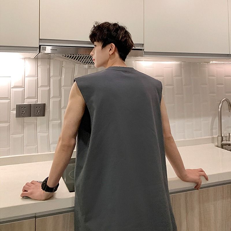 Áo Thun Ba Lỗ In Chữ Thời Trang Nam Tính