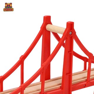 Predolo Bộ Đồ Chơi Đường Ray Xe Lửa Bằng Gỗ Cho Bé