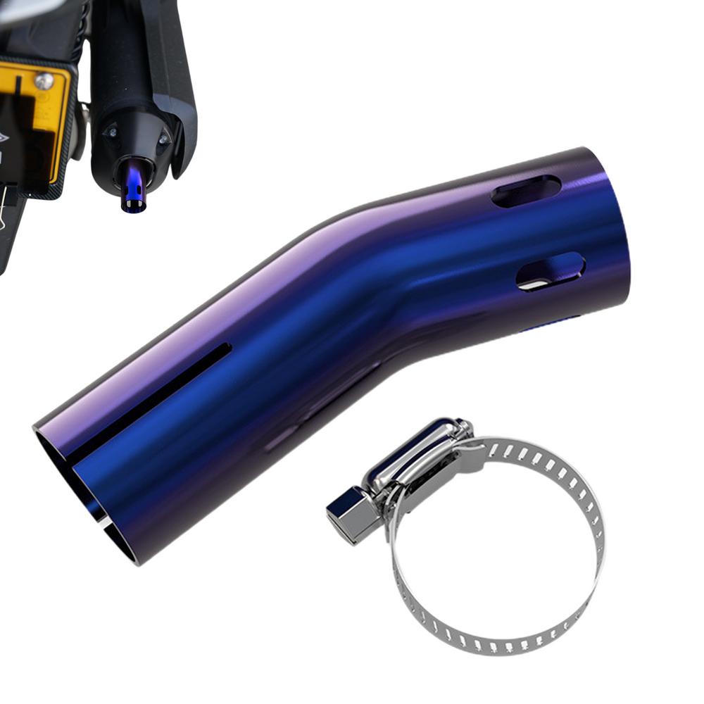 Ronxmor 1 Ống Pô Xả Khí Bằng Thép Không Gỉ Trang Trí Bảo Vệ Cho uhr pcx160 gsx250 cb400f