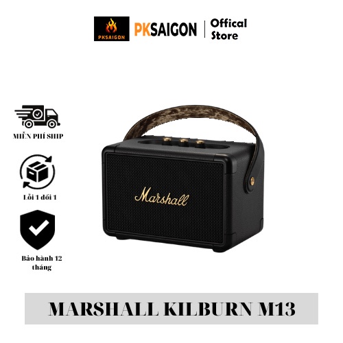 Loa Bluetooth MARSHALL M13 Công Suất Khủng, Pin Sử Dụng 8 Giờ, Âm Thanh 3D PKSAIGON