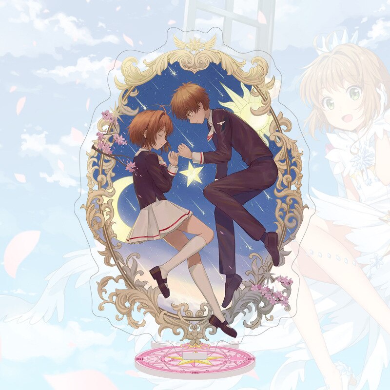 Mô hình Standee Thủ lĩnh thẻ bài Anime Cardcaptor Sakura Lisaoran Sakura Touya Yukito in hình các nhân vật dễ thương