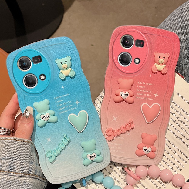 ốp lưng oppo reno 8 ốp lưng oppo reno 7 Ốp Điện Thoại Hình Mèo 3d Chống Sốc Cho