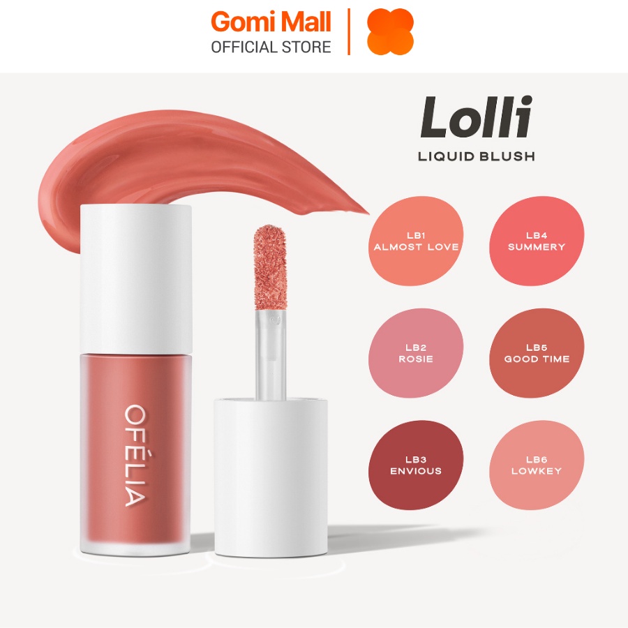 Má Hồng Kem OFÉLIA Lolli Liquid Blush 4.3g Gomi Mall