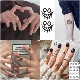 Hình Xăm Dán Chống Thấm Nước Phong Cách punk Thời Trang