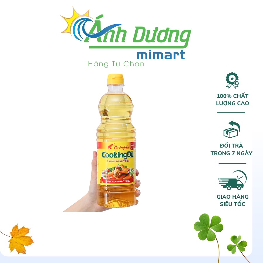 Dầu ăn Tường An 1L - Cooking Oil - Dầu ăn danh tiếng, an toàn cho sức khỏe (AD)