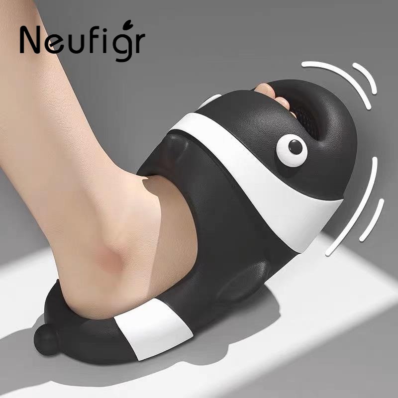 Thời trang mùa hè Dép cá hề Nemo 、dép cá koi đế bánh mì siêu nhẹ cho người lớn
