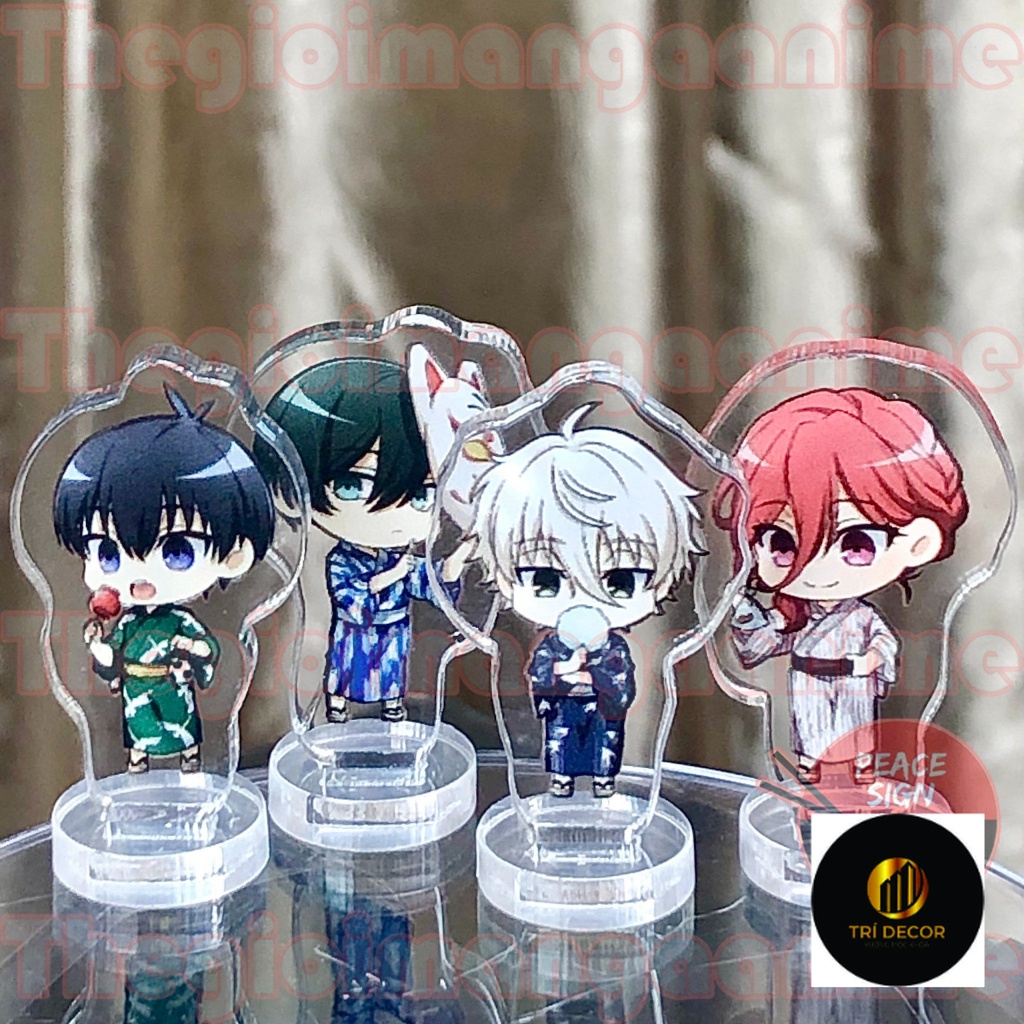 MÔ HÌNH Standee BLUE LOCK ver LỄ HỘI MINI chibi mica acrylic anime trang trí xinh xắn dễ thương