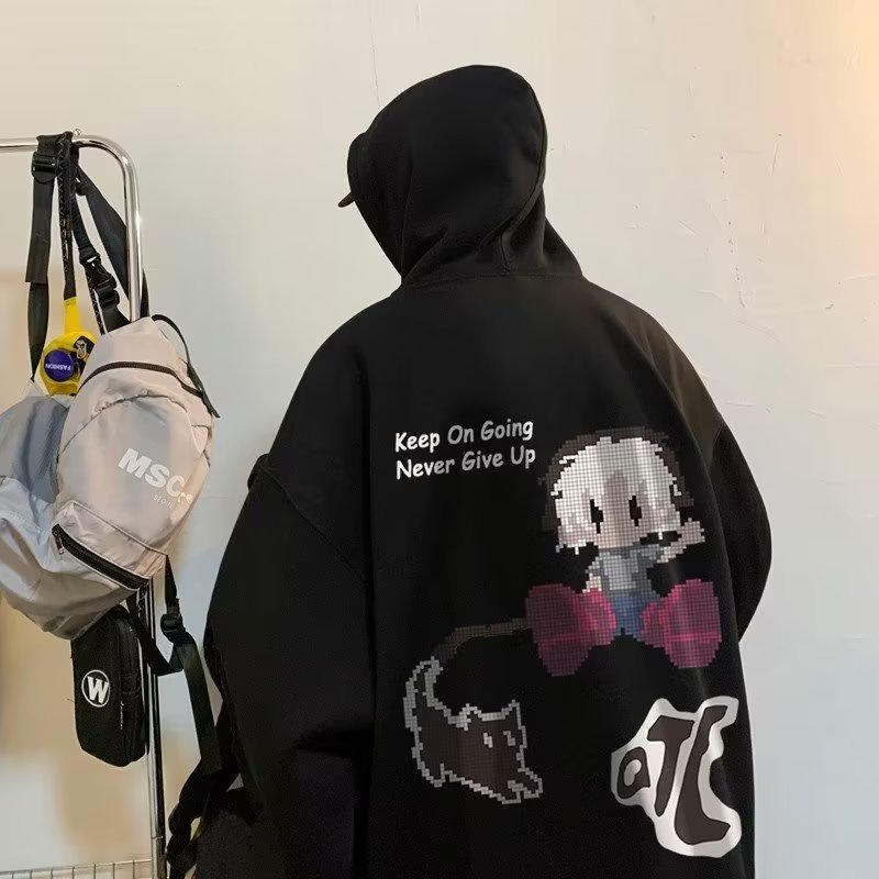 Áo Hoodie In Hình Mạng Nhện Thời Trang Thu Đông Cho Nam Nữ