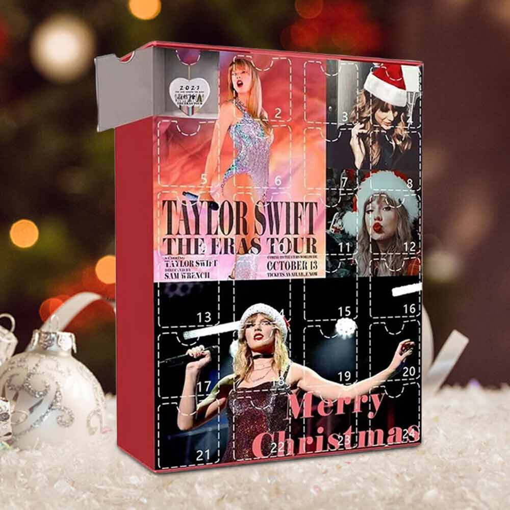 Taylor Countdown Surprise Calendar 24 Days Christmas Advent Calendar Swift Souvenirs Blind Box for Kids Adults